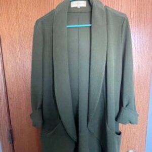 French Mauve Melanie Knit Tunic Blazer